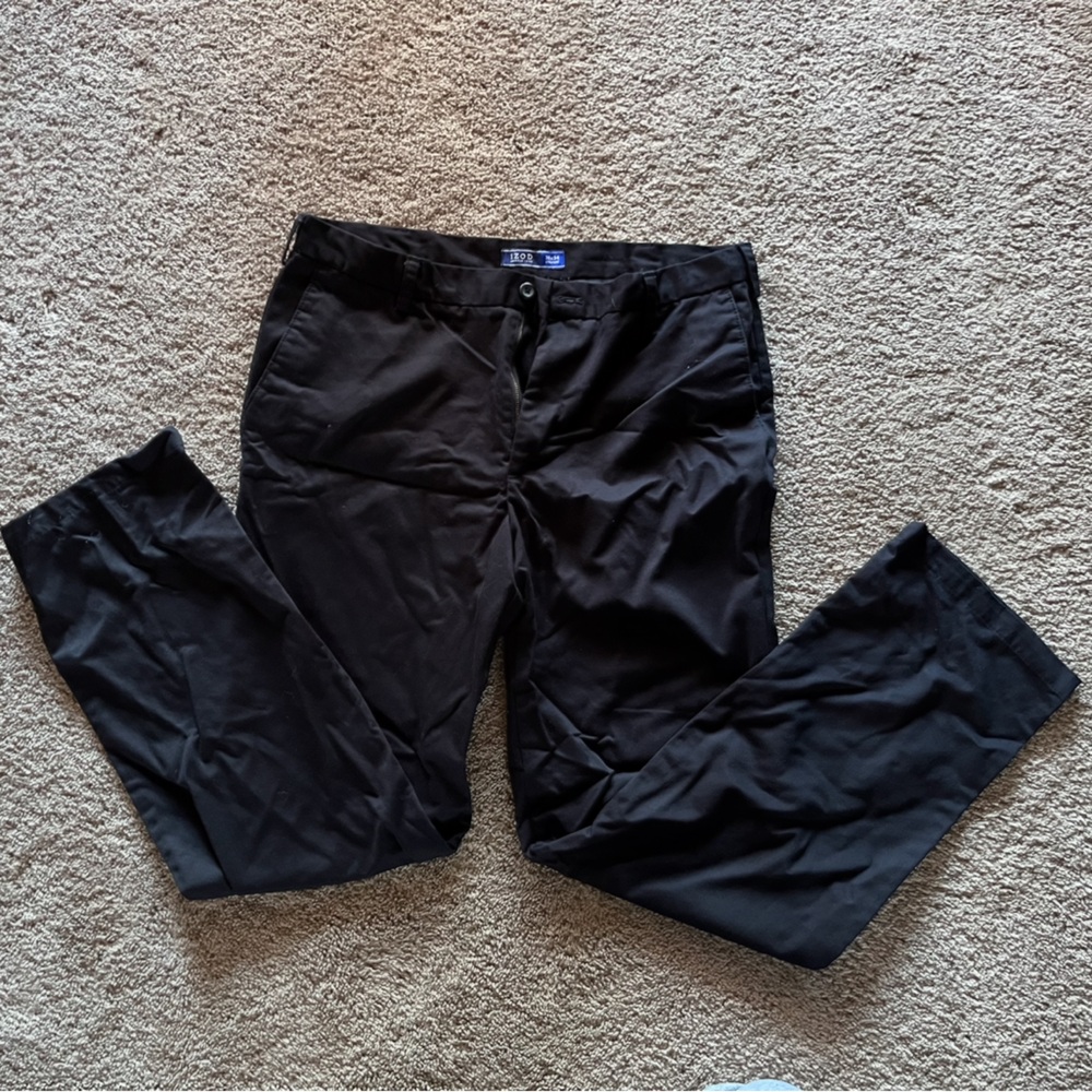 Men’s Black Izod Slacks / Pants